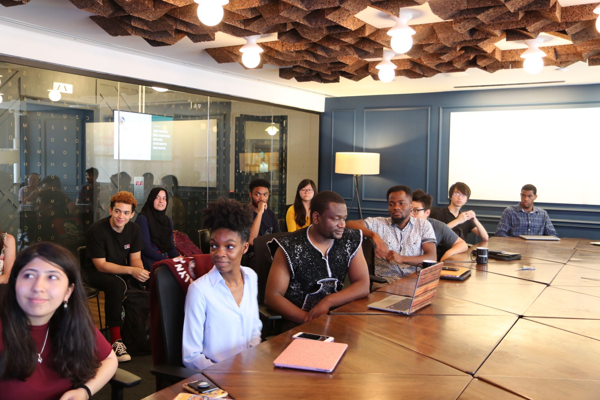 Students attending CTP orientation
